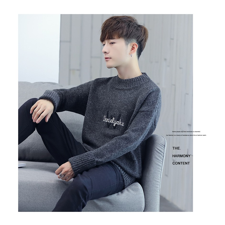 Áo len nam cổ tròn | BigBuy360 - bigbuy360.vn