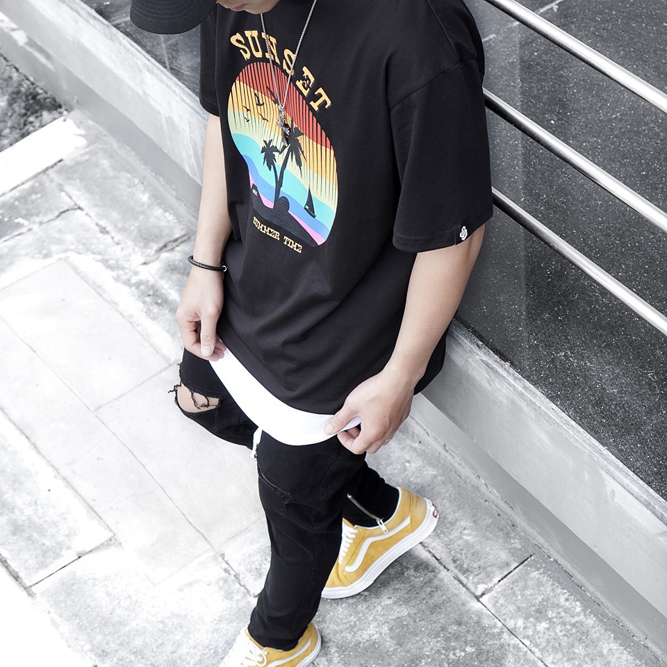 SUNSET VINTAGE TEE T-SHIRT | BigBuy360 - bigbuy360.vn