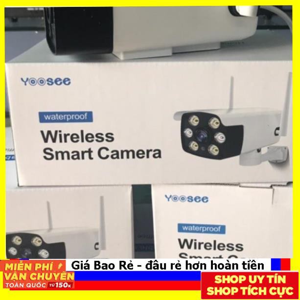 Rẻ Vô địch Shopee Camera ko dây Yoosee 3.0MP Ngoài trời Đêm có màu