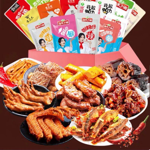Set ăn vặt đặc sản 36 gói
