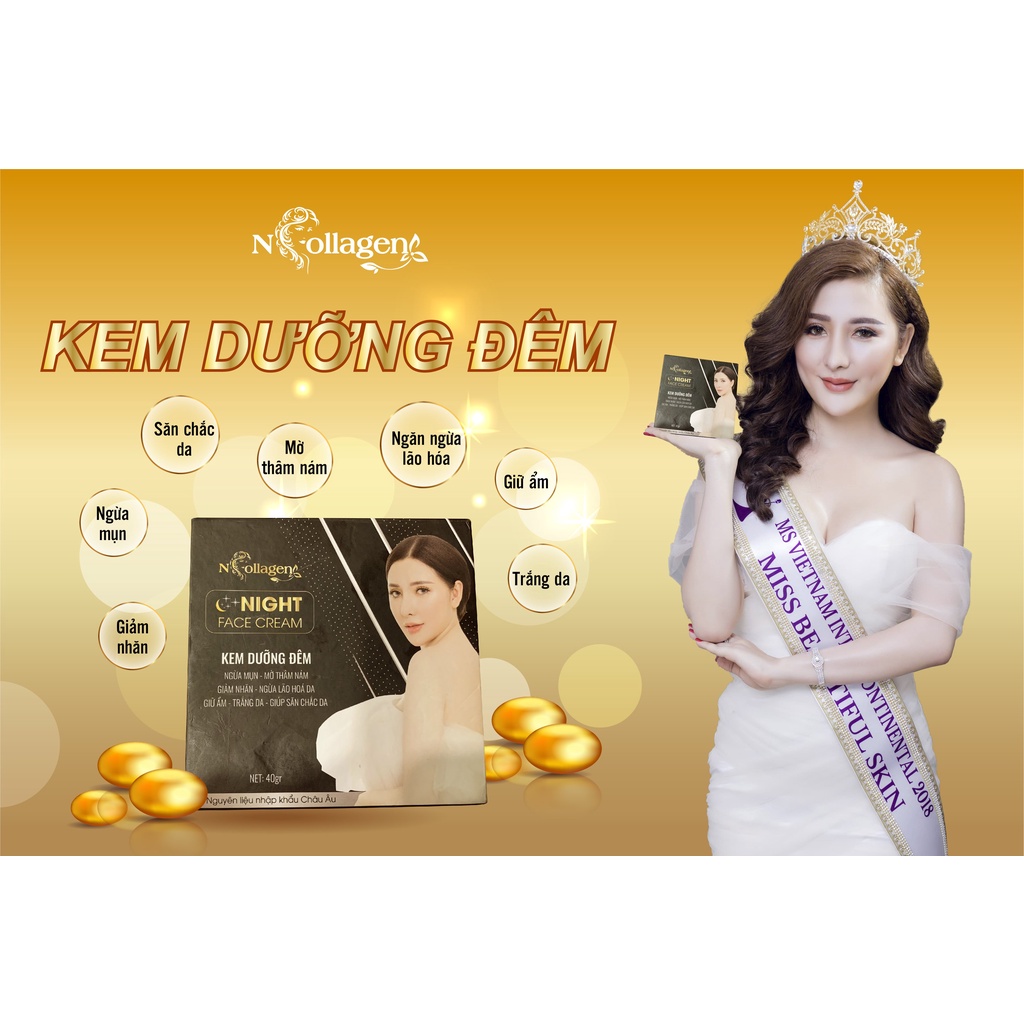 Kem Face Tổ Yến Ngày N'COLLAGEN - Giảm mụn, tàn nhang, nám
