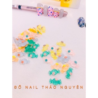 Charm nail hình viên kẹo gắn móng tay