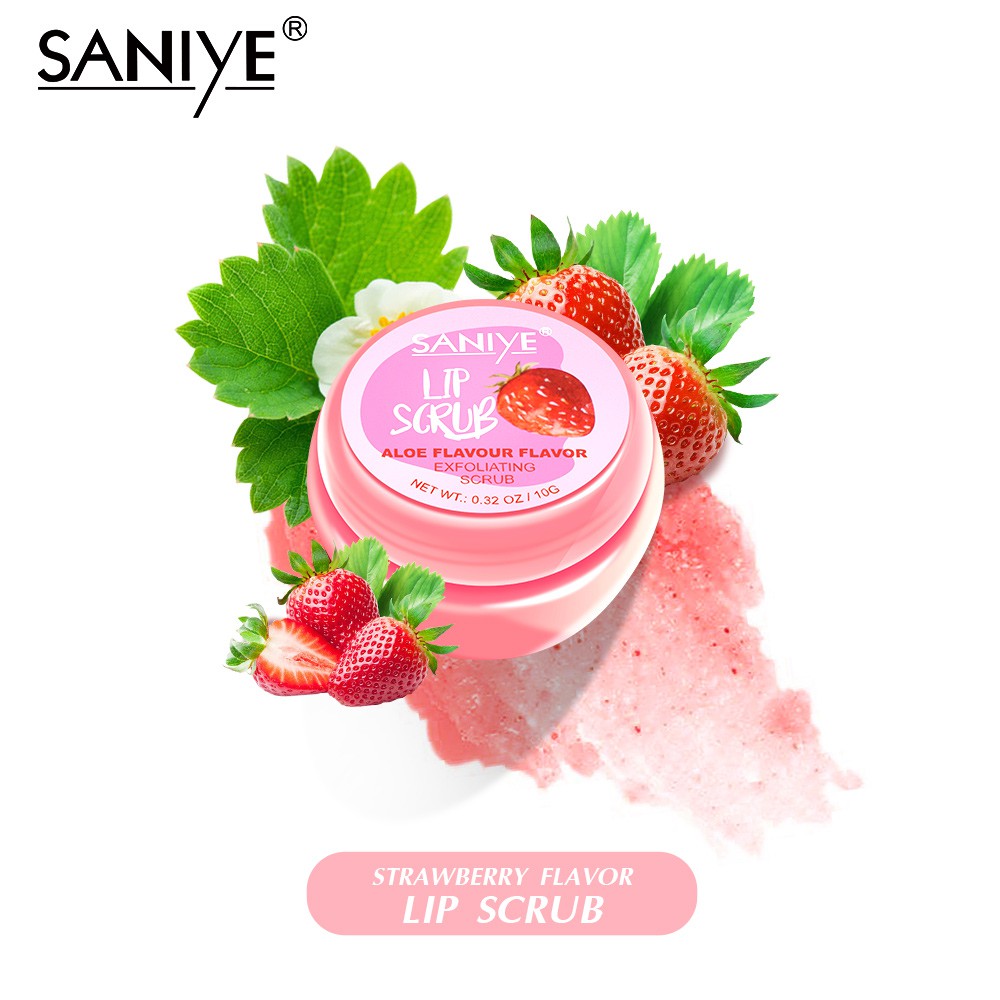 SANIYE LiP Scrub Aloe flavour Exfoliating Cream Moisturizing Lip Care K1134