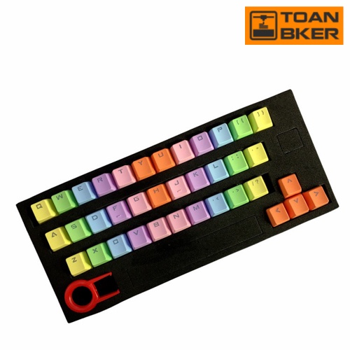 Keycap PBT xuyên led double shot , keycaps rainbow cầu vồng cho bàn phím cơ