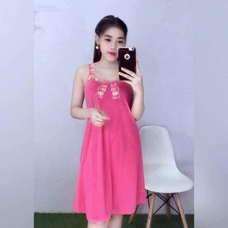 ☂️☂️Đầm thun lạnh mặc nhà cực mát