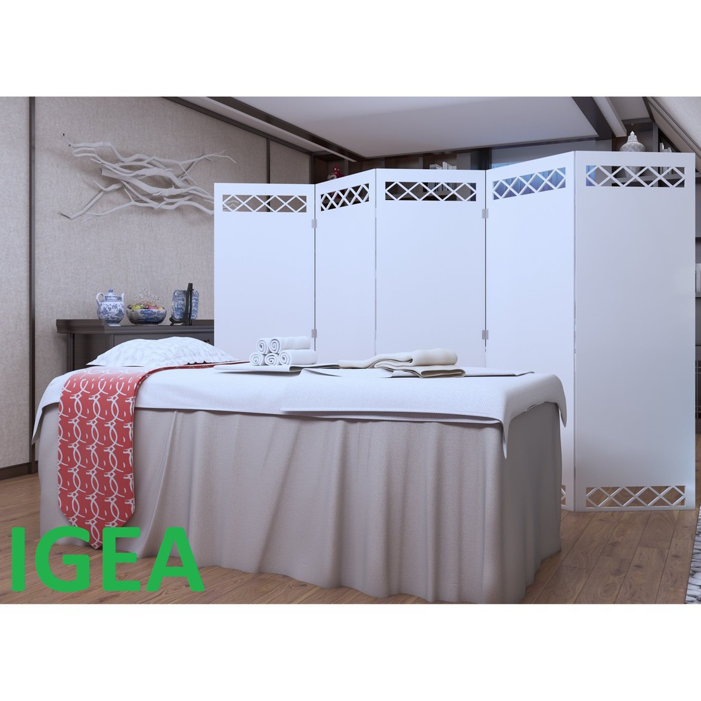 [Có 1 không 2] vách ngăn bình phong kín loại 1cánh/ kèm chân bình phong.IG465