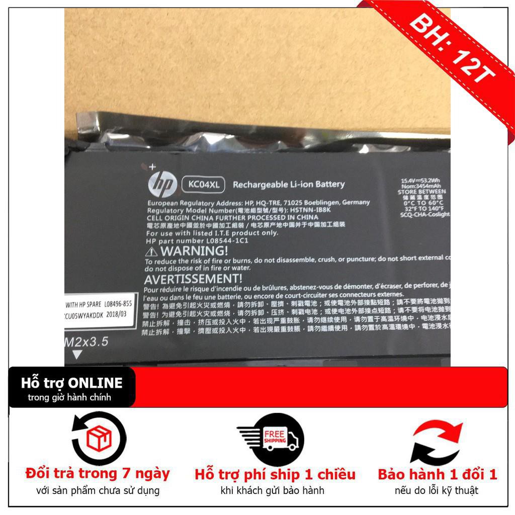 [BH12TH] (PIN ZIN) Pin laptop HP Envy 13-AH, 13-AH0051WM, KC04XL 15.4V 3454mAh BẢO HÀNH 6 THÁNG ĐỔI MỚI