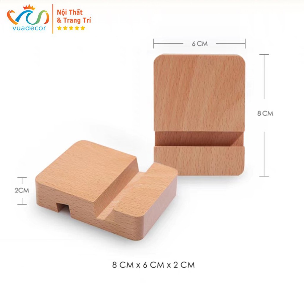 Giá đỡ điện thoại VUADECOR thiết kế nhỏ gọn cố định điện thoại decor trang trí | BigBuy360 - bigbuy360.vn