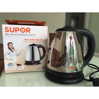 Bình đun siêu tốc inox supor sek083a 1.5l -chính hãng