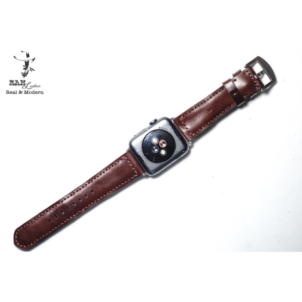 Dây Đồng Hồ Thủ Công Da Thật RAM Leather AW , Iwatch , Iphone Watch RAM Leather Classic 1981 Vegtan Da Bò Thật  Bền Đẹp