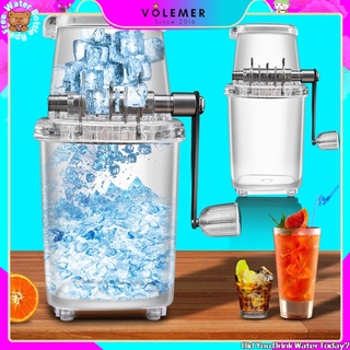 Máy làm đá bào thủ công nhỏ gọn tiện lợi cho gia đình DIY