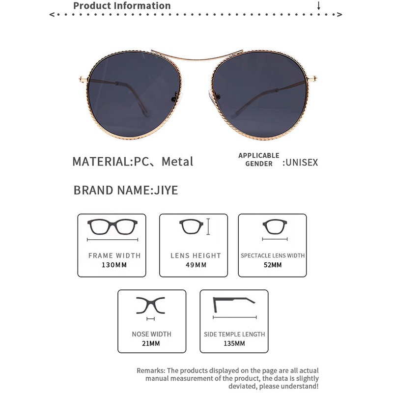 Kính Mát Gọng Tròn Kim Loại Thời Trang Xu Hướng