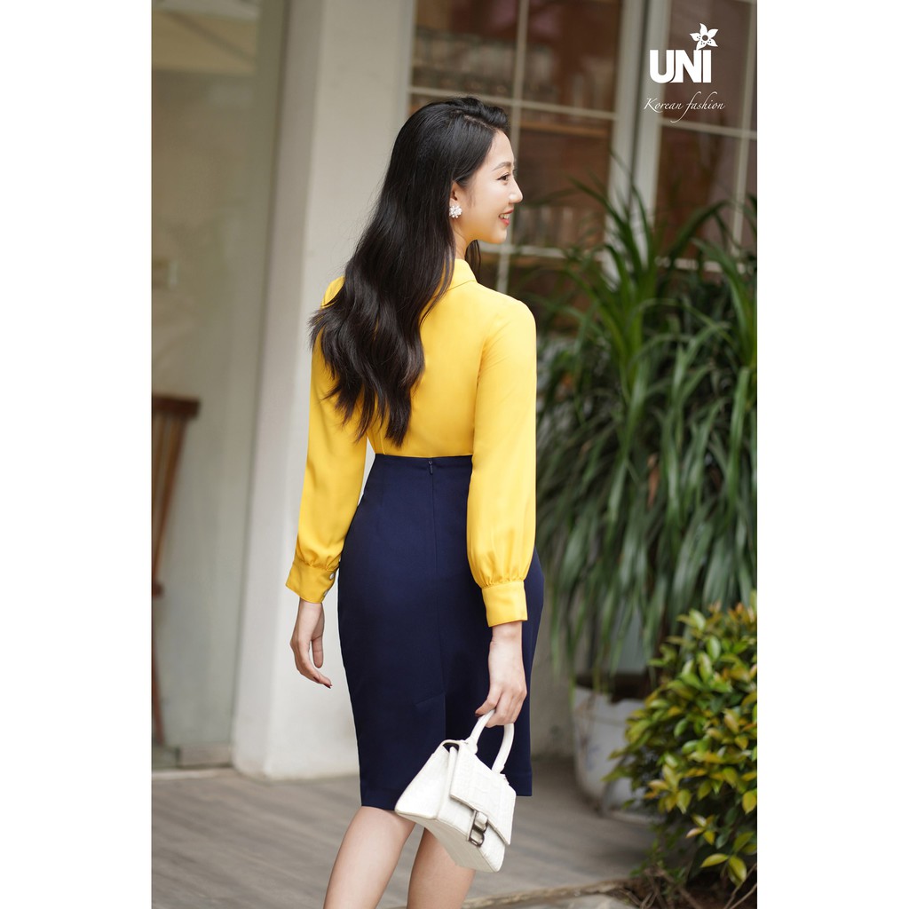 Chân Váy Công Sở DÁng Bút Chì Dài Phối Đai Sang Trọng 2CO527- UNI KOREAN FASHION