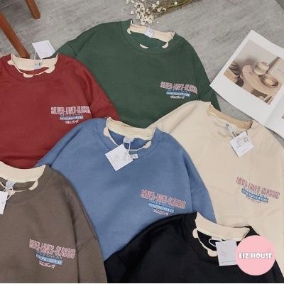 Áo sweater nỉ đẹp áo nỉ nữ dày dặn phong cách hàn quốc lizhouse | BigBuy360 - bigbuy360.vn