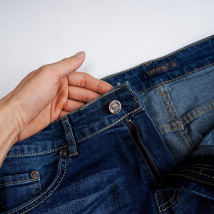 Quần jean nam dáng côn, vải jean cao cấp vải co giãn nhẹ cực bền màu không phai | BigBuy360 - bigbuy360.vn