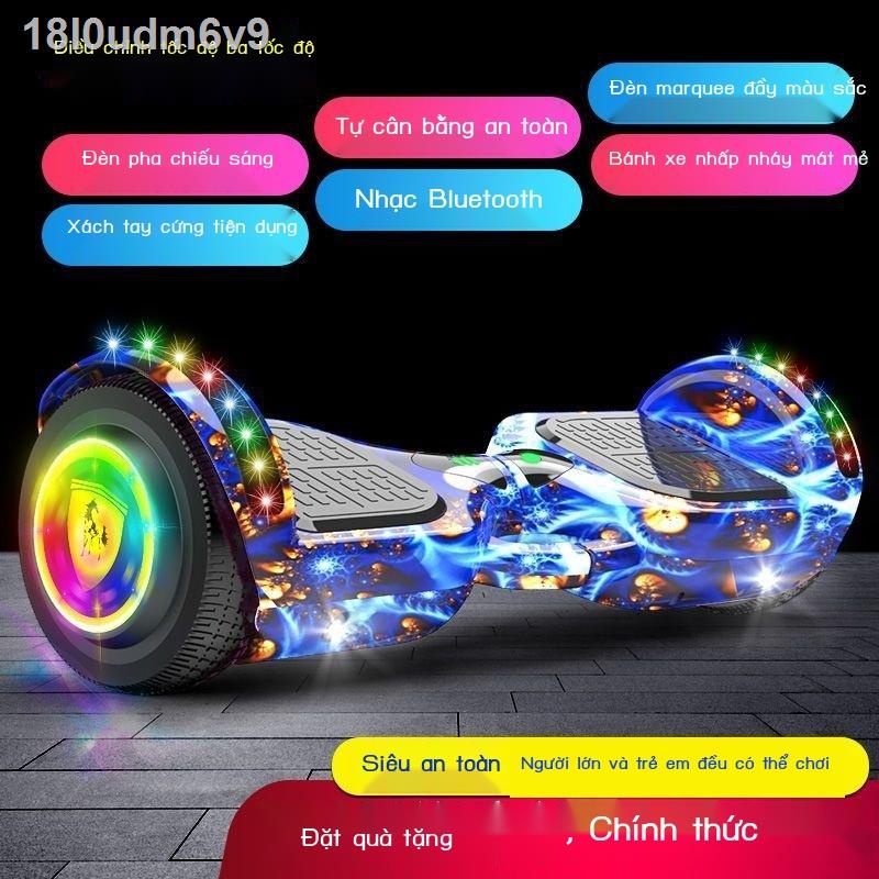 18l0udm6v9Xe cân bằng cầm tay thông minh xe điện hai bánh trẻ em tiểu học cảm giác người lớn trượt