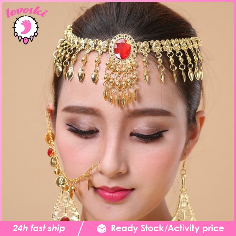 [Lovoski] Trang Sức Múa Bụng Ấn Độ