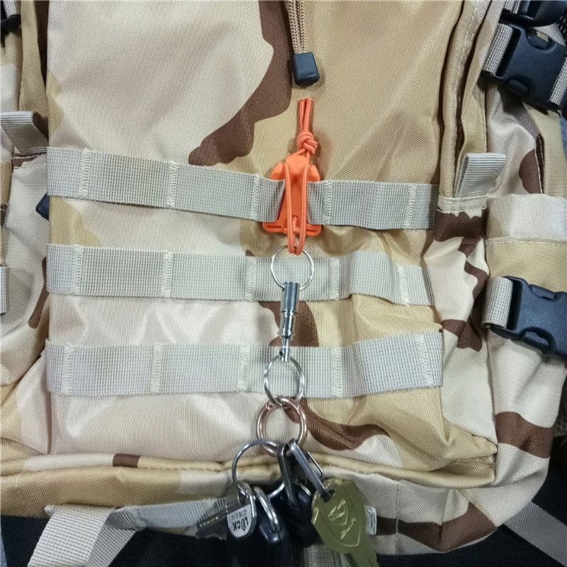 Móc Chìa Khóa Tháo Lắp Nhanh Màu Bạc Thời Trang Charms