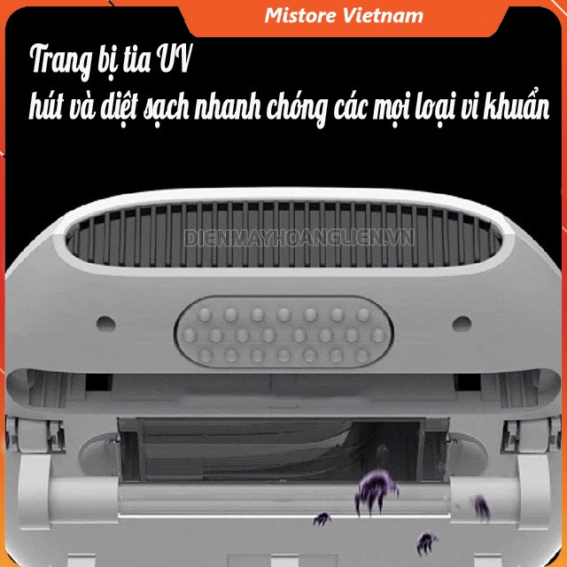 [Mã ELHA22 giảm 6% đơn 300K] Máy hút bụi diệt khuẩn tia UV Deerma CM800