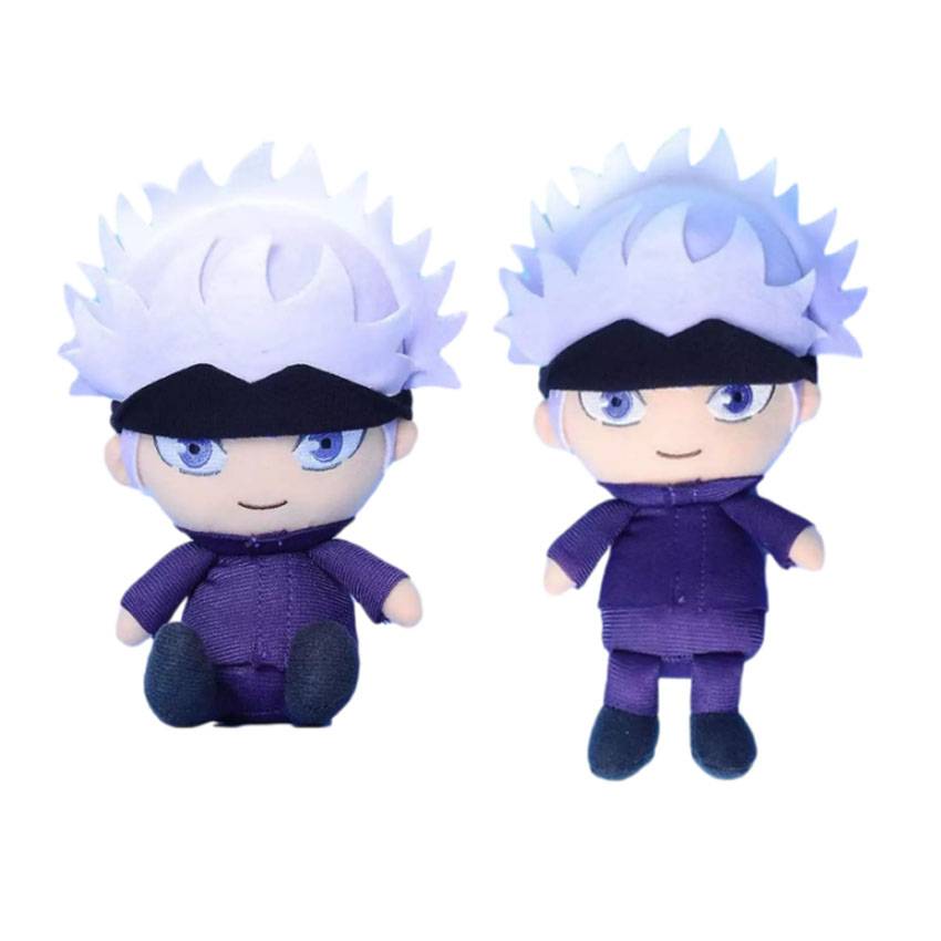10 cm / 15 cm Jujutsu Kaisen Gojo Satoru Plushie Búp bê Anime Đồ chơi nhồi bông Mặt dây chuyền sang trọng Móc khóa cho trẻ em Quà tặng sinh nhật
