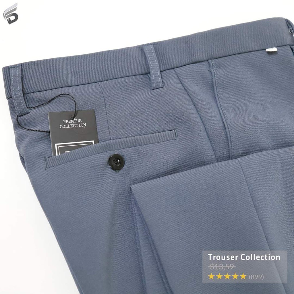 Quần âu nam ống côn thêu họa tiết vải lụa co giãn,quần tây nam không nhăn không xù 3 màu(QATO) | BigBuy360 - bigbuy360.vn