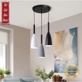 Bộ Đèn thả 3 cho phòng khách,phòng ăn hiện đại tặng kèm bóng