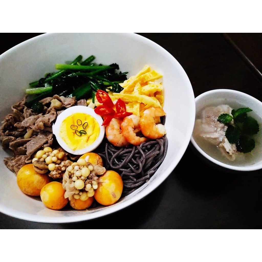 Bún gạo lứt giảm cân - Phở gạo lứt - Miến khoai lang - Miến sợi rút eat clean thực dưỡng Hoàng Minh