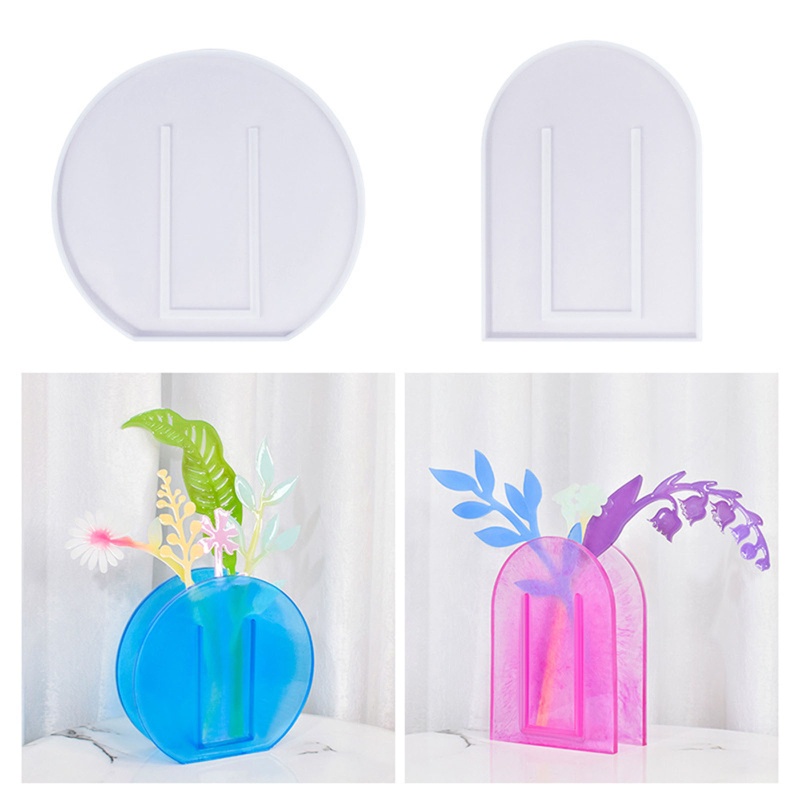 Khuôn Làm Chậu Hoa Resin Thủ Công DIY Bằng Resin