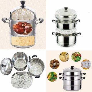 BỘ NỒI INOX XỬNG HẤP 4 TẦNG