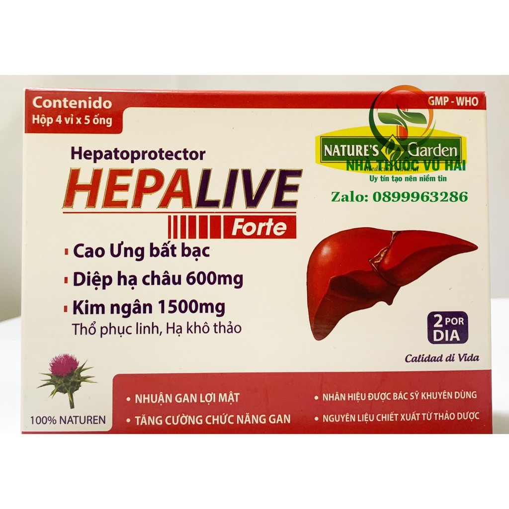 Mát gan giải độc Hepalive .