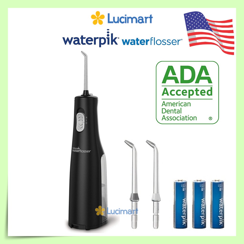 Máy tăm nước Pin Waterpik WF-02 Water Flosser Cordless Express [Hàng Mỹ]