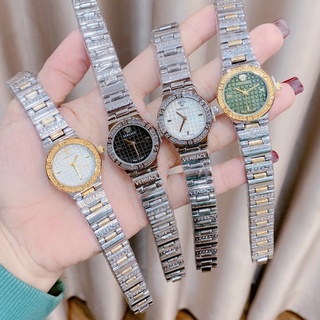 đồng hồ nữ dây thép không gỉ Versace đeo tay hàng đẹp thời trang cao cấp chống nước bảo hành 12 tháng -DH12