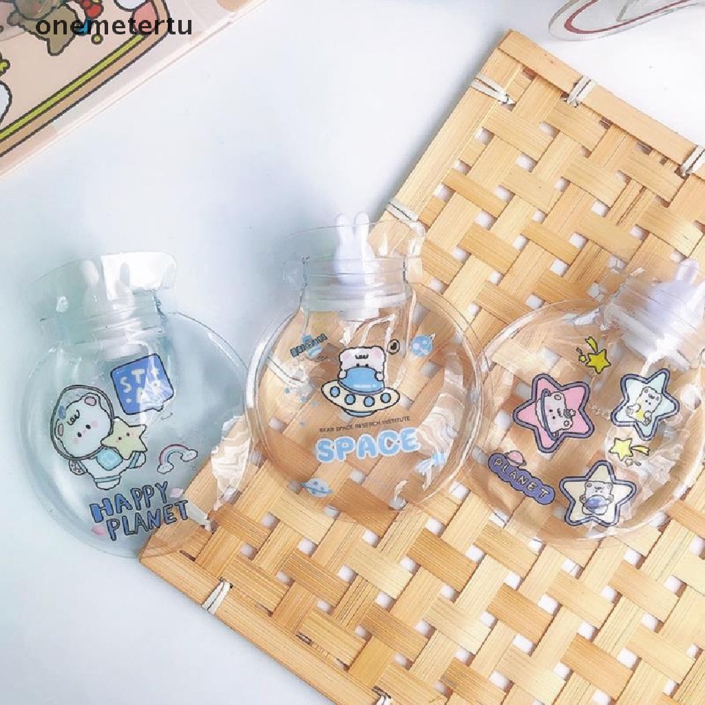 Túi Chườm Nước Nóng Mini Trong Suốt Họa Tiết Hoạt Hình Dễ Thương