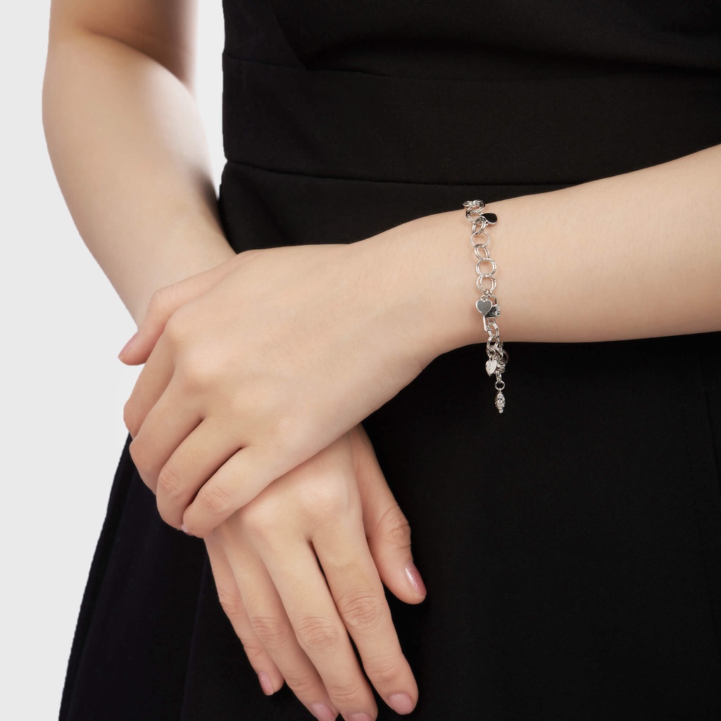 Lắc tay bạc ý PNJSilver 0000W000026