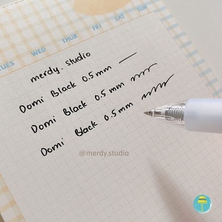 Bút gel DOMI mực đen ngòi 0.5mm phiên bản basic
