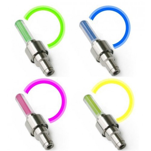 Bộ 2 Đèn Led Gắn Van Bánh Xe Đạp