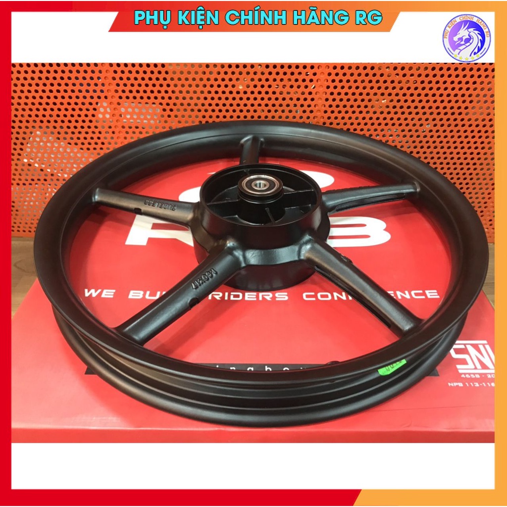 Cặp mâm xe RCB 5 cây 522 LAGENDAZ size 1.7x17 và 1.6x17 gắn xe máy hàng chính hãng bảo hành 1 năm