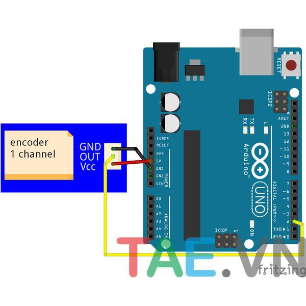 Cảm Biến Tốc Độ Động Cơ ( Encoder ) 10MM