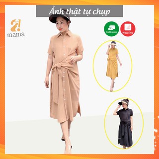 Đầm bầu thiết kế cao cấp dự tiệc dáng dài V12 –váy bầu công sở sơ mi màu đen be vàng hồng – mỗi đơn tặng 1 yếm bé