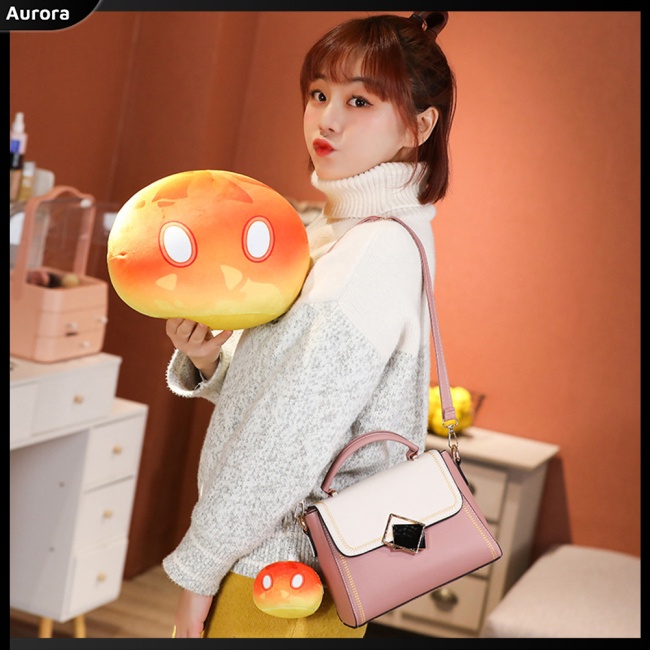 Thú Nhồi Bông Hình Nhân Vật Hoạt Hình Aurora Genshin Va Chạm Slime