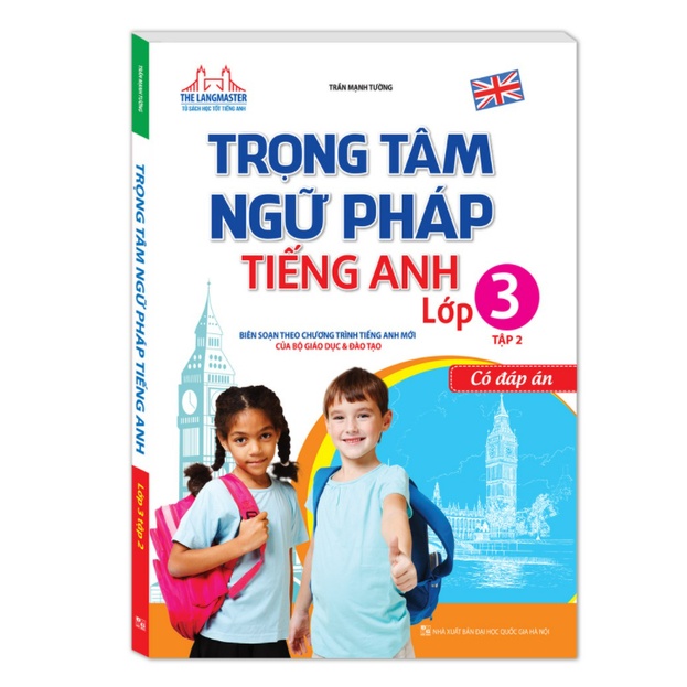 Sách - Combo 2 tập Trọng tâm ngữ pháp tiếng Anh lớp 3
