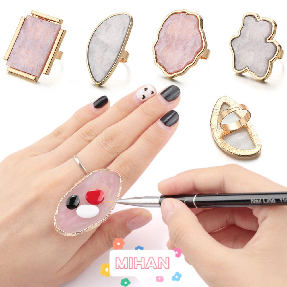 Khay Nhựa Acrylic Đựng Màu Sơn Móng Tay MIHAN1|Giá Đỡ Lọ Sơn Nền Gel UV