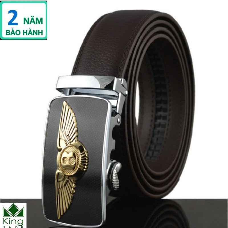 Thắt Lưng Dây Nịt Nam Da Bò 100% Khóa Tự Động N20 - Đồ Da Kingshop
