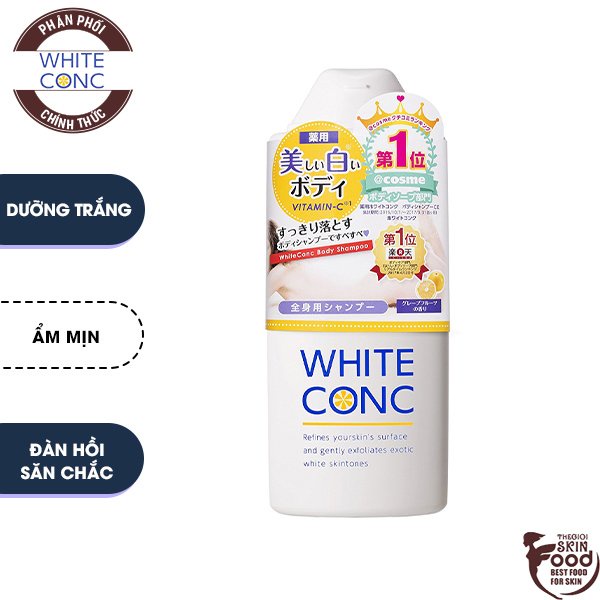 Sữa Tắm Trắng Da White Conc Body Shampoo CII 360ml