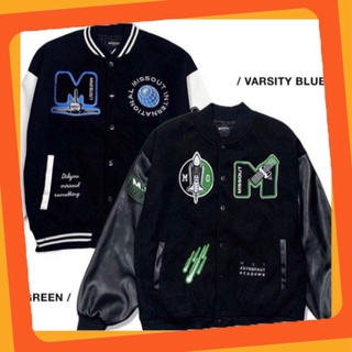 + áo khoác bomber jacket varsity cardigan missout họa tiết thêu chất đẹp - áo bomber nam nữ hót trend +