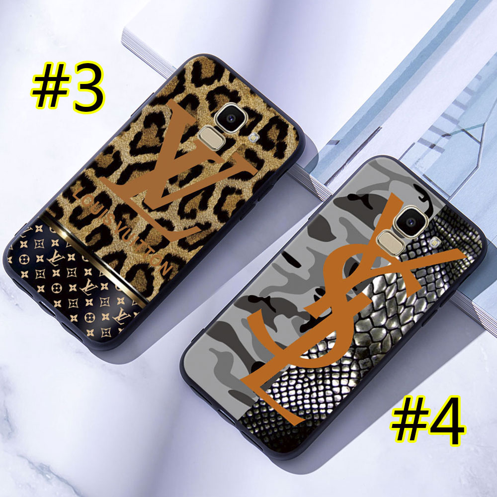 Ốp điện thoại silicon mềm họa tiết thương hiệu thời trang cho Samsung Galaxy J2 Pro J4 J6 J8 2018 Plus J4+ J6+