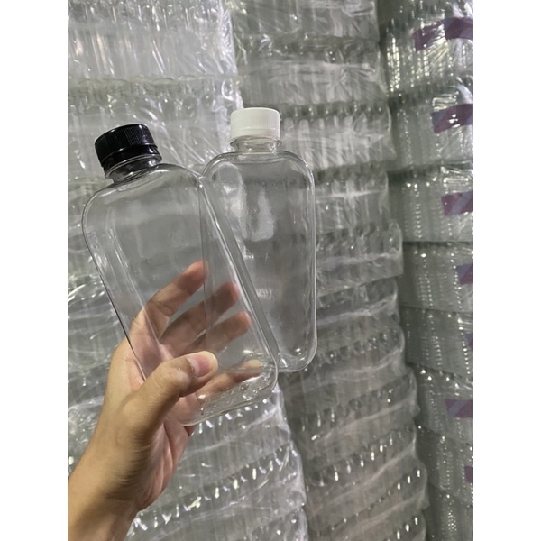 Chai nhựa 17g + nắp tam cho giác/vuông/tròn - 330ml,tphcm hoả tốc