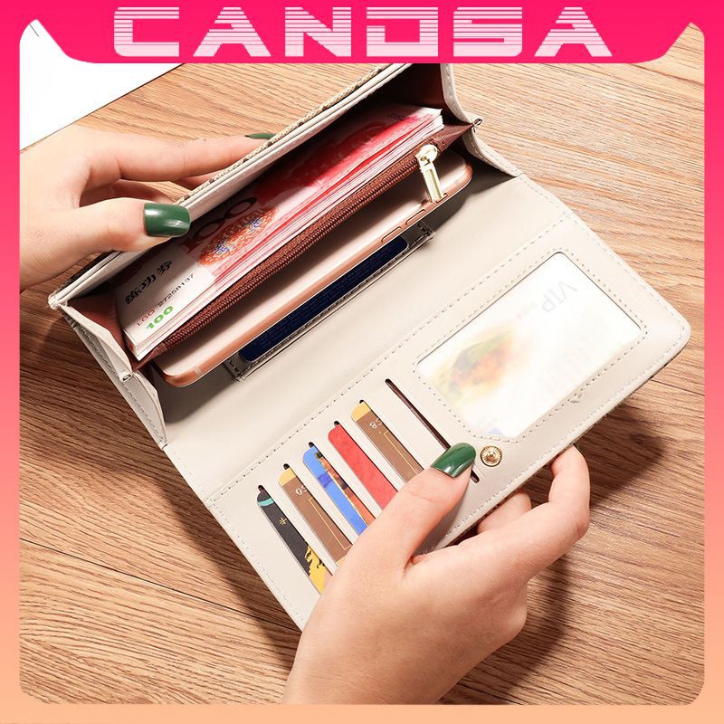 Ví nữ dài cầm tay đẹp đựng tiền nhiều ngăn thời trang cao cấp DA8