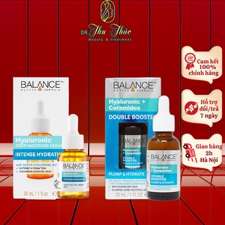 Tinh chất Balance Hyaluronic Deep Moisture, Double Booster Serum cấp nước dưỡng ẩm chuyên sâu 30ml