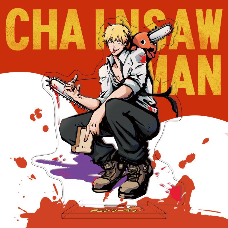 Mô hình CHAINSAW-MAN THỢ SĂN QUỶ tượng acrylic standee game mica chibi trang trí trưng bày mô hình